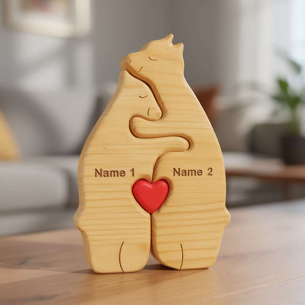 Personalised Bear Family Puzzle