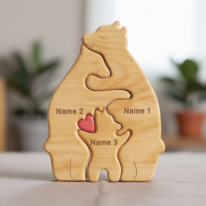 Personalised Bear Family Puzzle