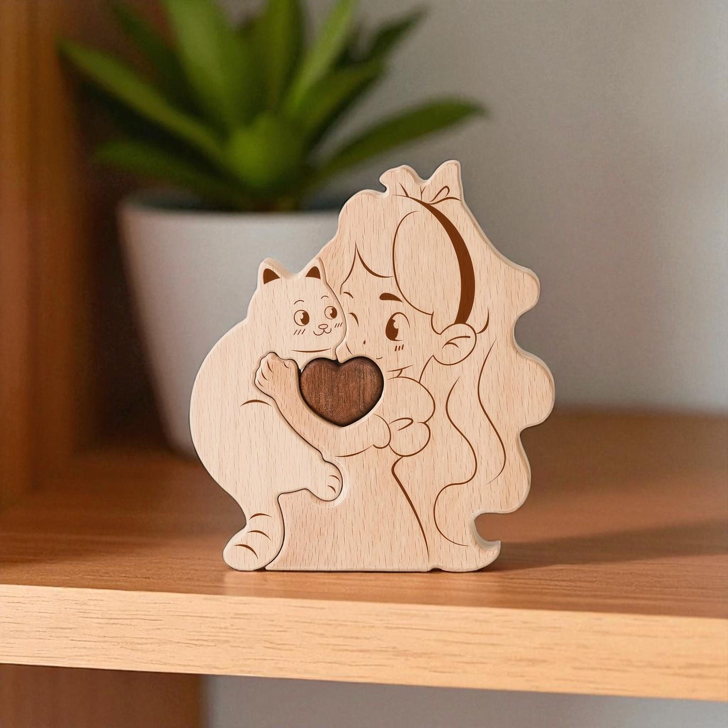 Personalised Cat And Children Puzzle