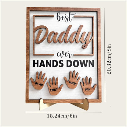 Personalised Dad Frame Keepsake