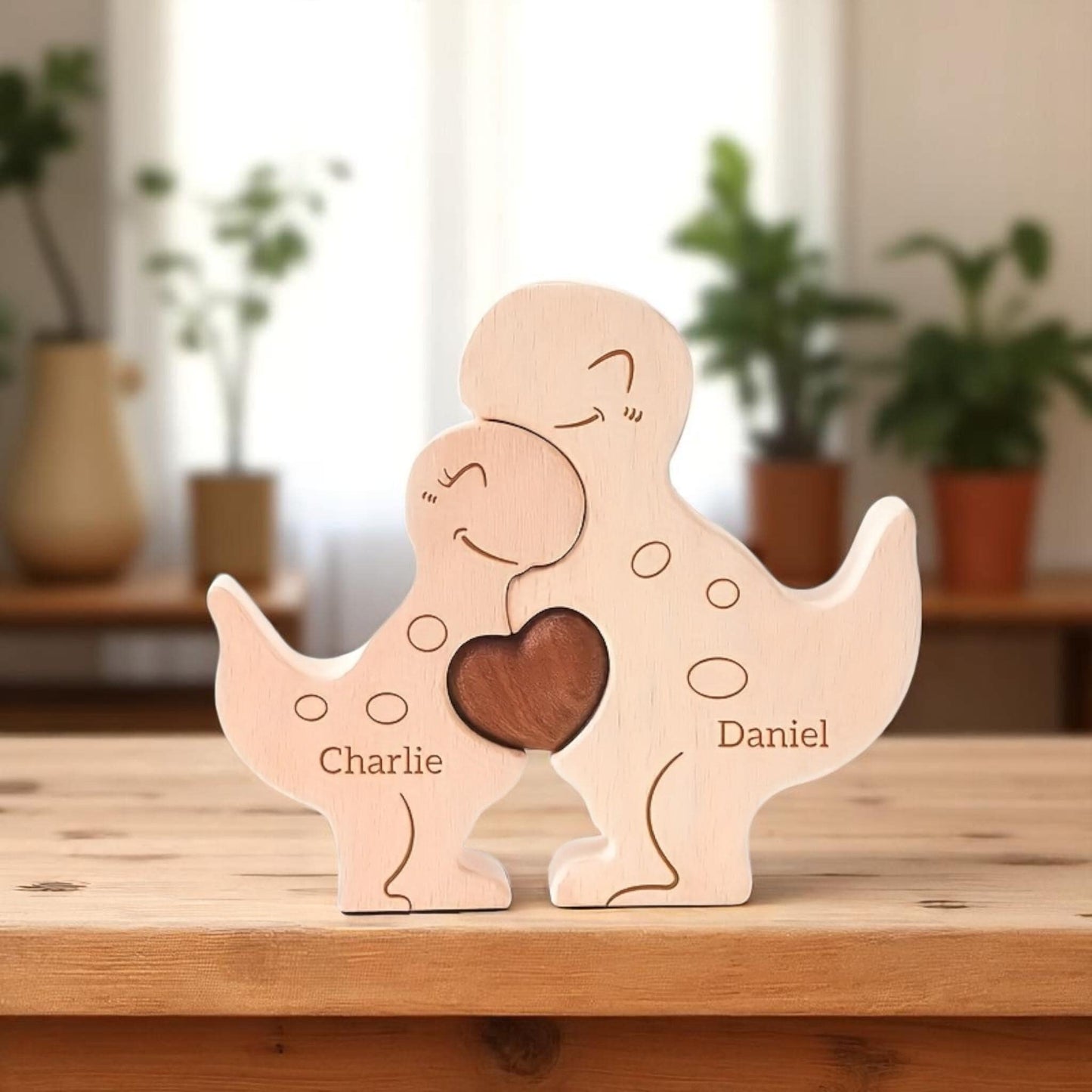 Personalised Dinosaur Family Puzzle