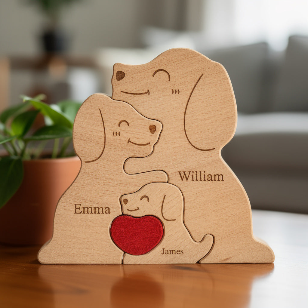 Personalised Dog Family Puzzle