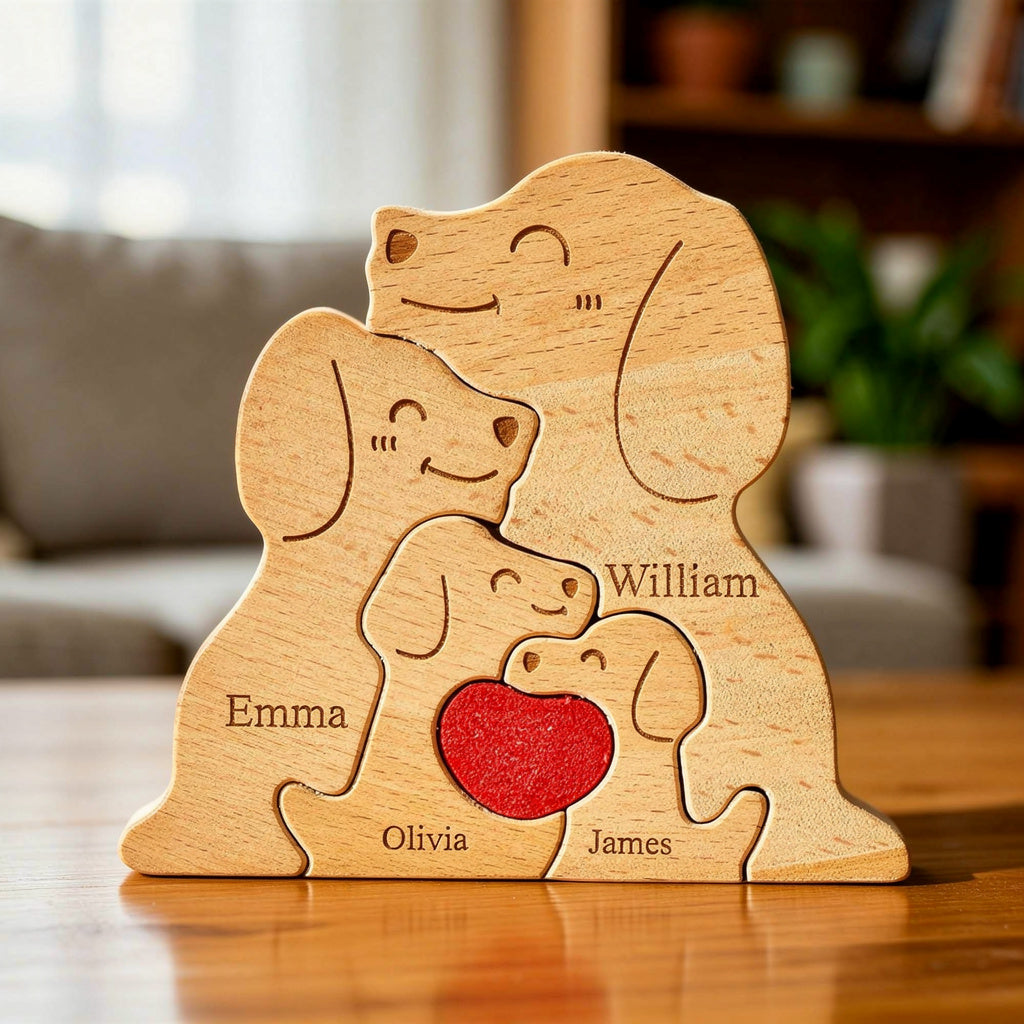 Personalised Dog Family Puzzle