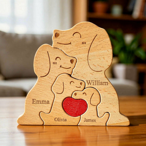 Personalised Dog Family Puzzle