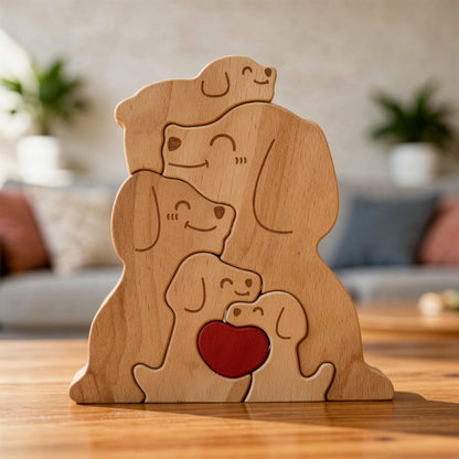 Personalised Dog Family Puzzle