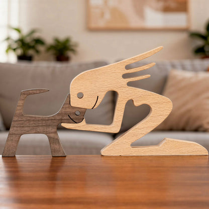 Personalised Man And Dog Keepsake