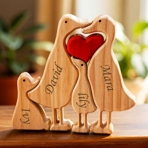 Personalised Duck Family Puzzle