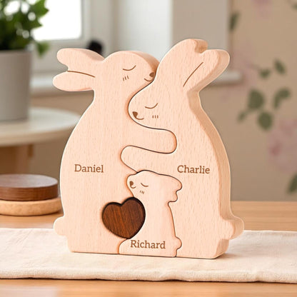 Personalised Bunny Family Puzzle