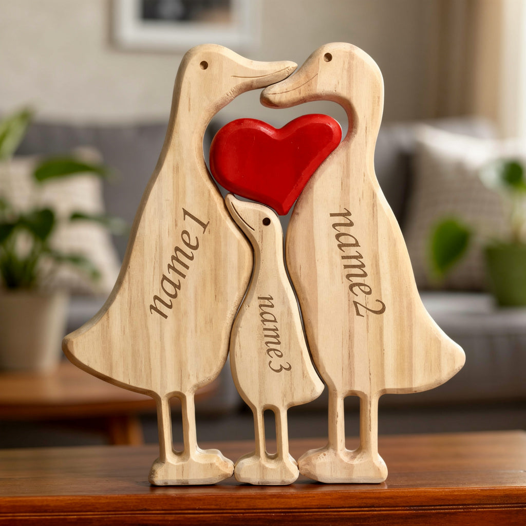 Personalised Duck Family Puzzle