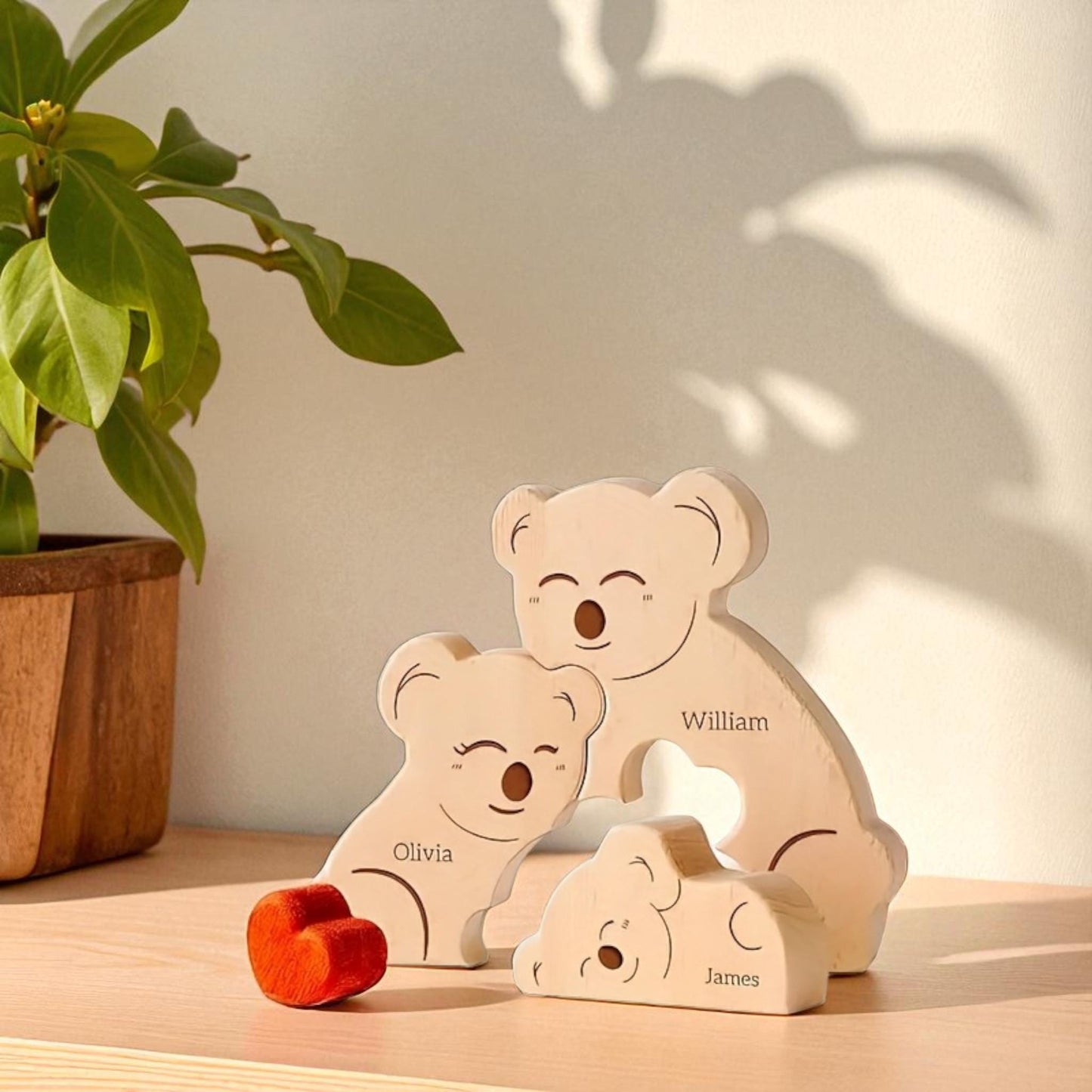 Personalised Koala Family Puzzle