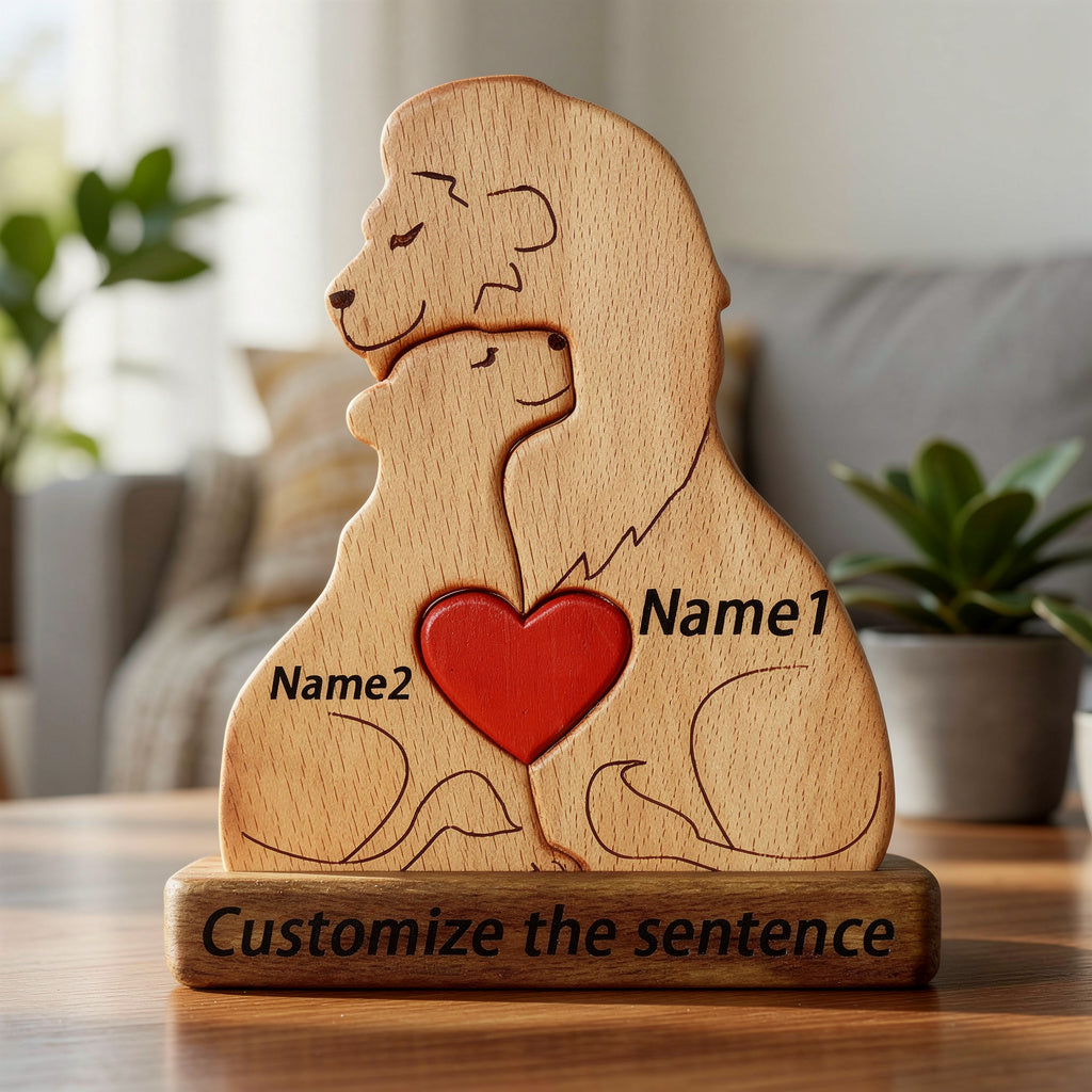 Personalised Lion Family Puzzle