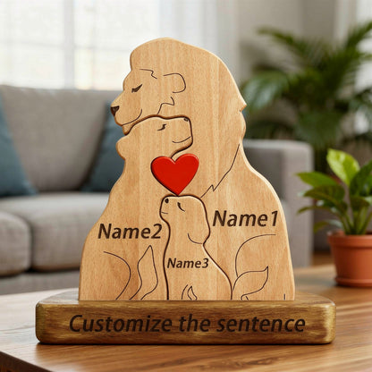 Personalised Lion Family Puzzle