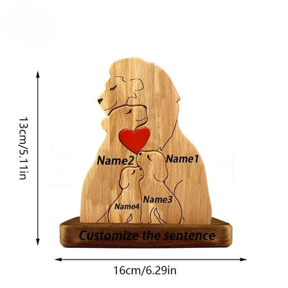 Personalised Lion Family Puzzle