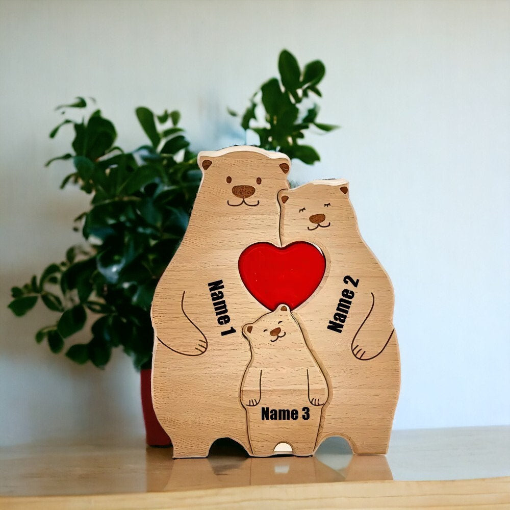 Personalised Bear Family Puzzle
