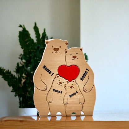 Personalised Bear Family Puzzle