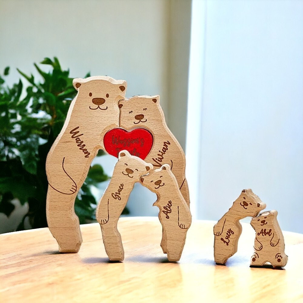 Personalised Bear Family Puzzle