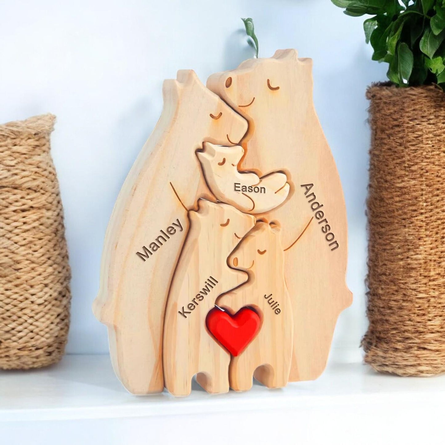 Personalised Bear Family Puzzle
