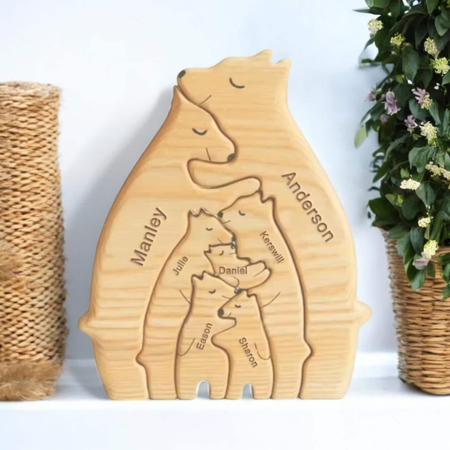 Personalised Bear Family Puzzle