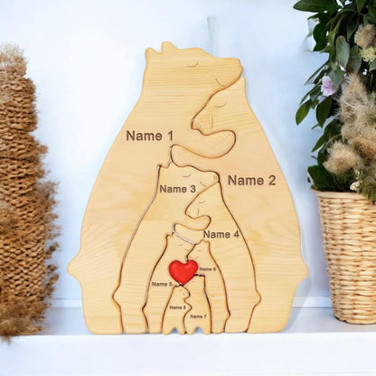 Personalised Bear Family Puzzle