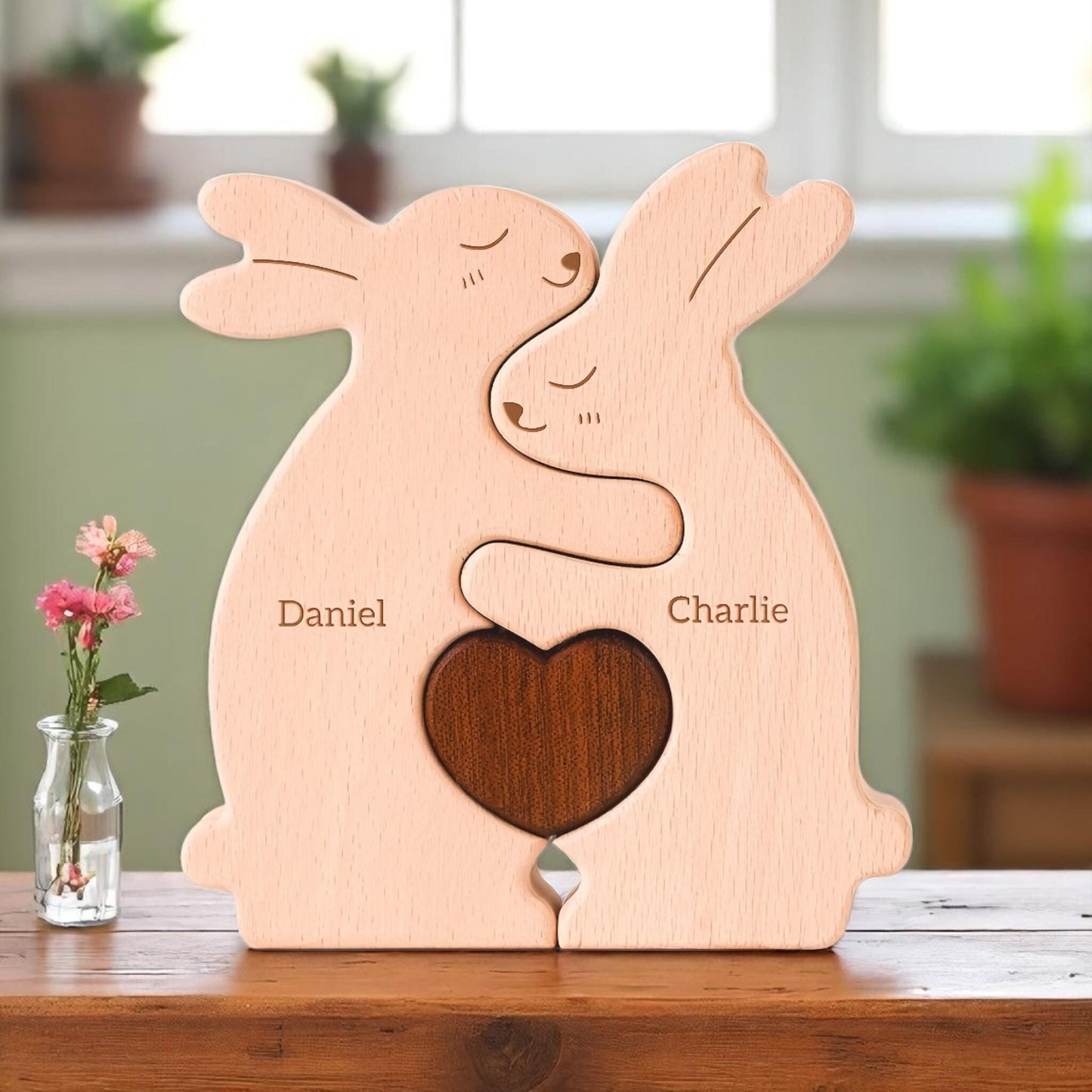 Personalised Bunny Family Puzzle