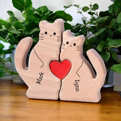 Personalised Cat Family Puzzle