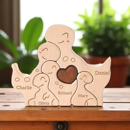 Personalised Dinosaur Family Puzzle