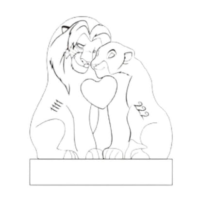 Personalised Lion Family Puzzle