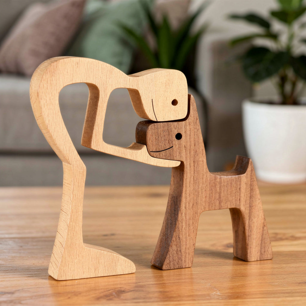 Personalised Man And Dog Keepsake