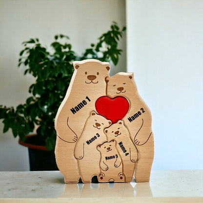 Personalised Bear Family Puzzle