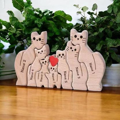 Personalised Cat Family Puzzle