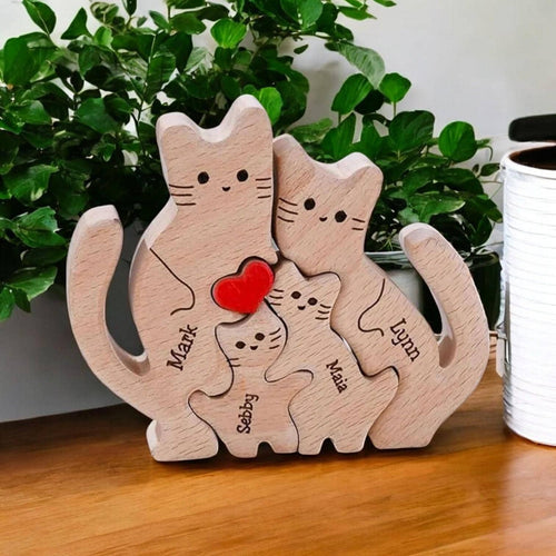 Personalised Cat Family Puzzle