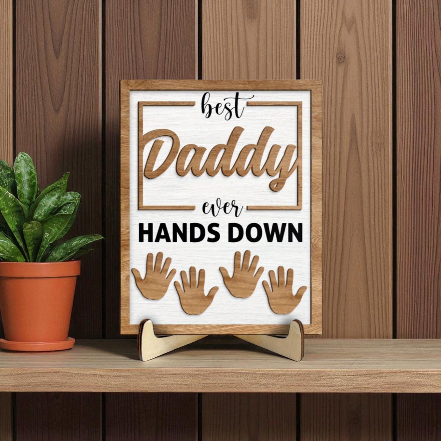 Personalised Dad Frame Keepsake