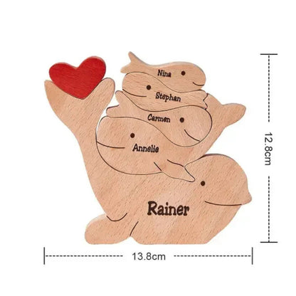 Personalised Delphine Family Puzzle