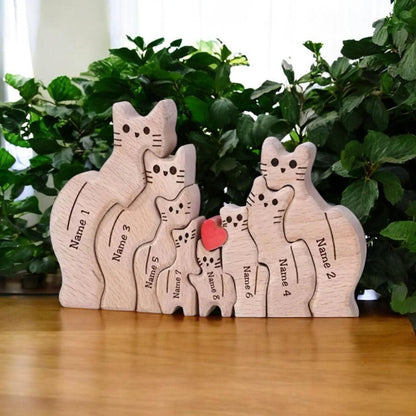 Personalised Cat Family Puzzle