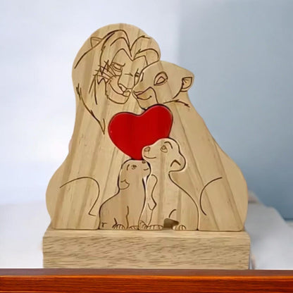 Personalised Lion Family Puzzle