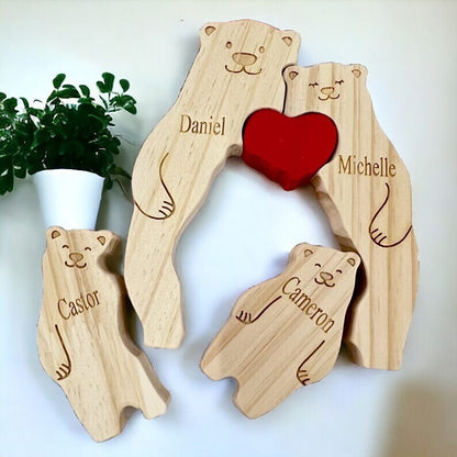 Personalised Bear Family Puzzle