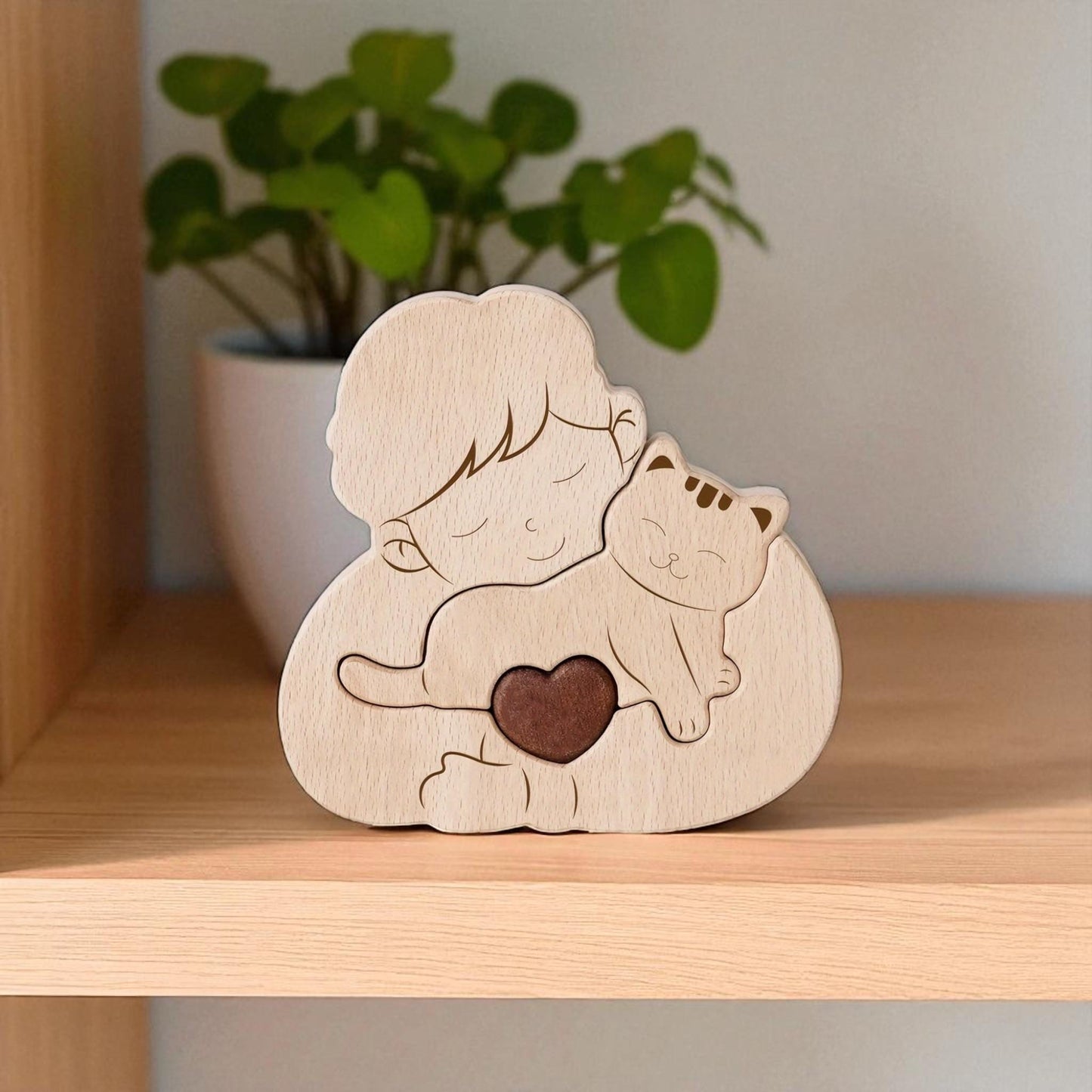 Personalised Cat And Children Puzzle