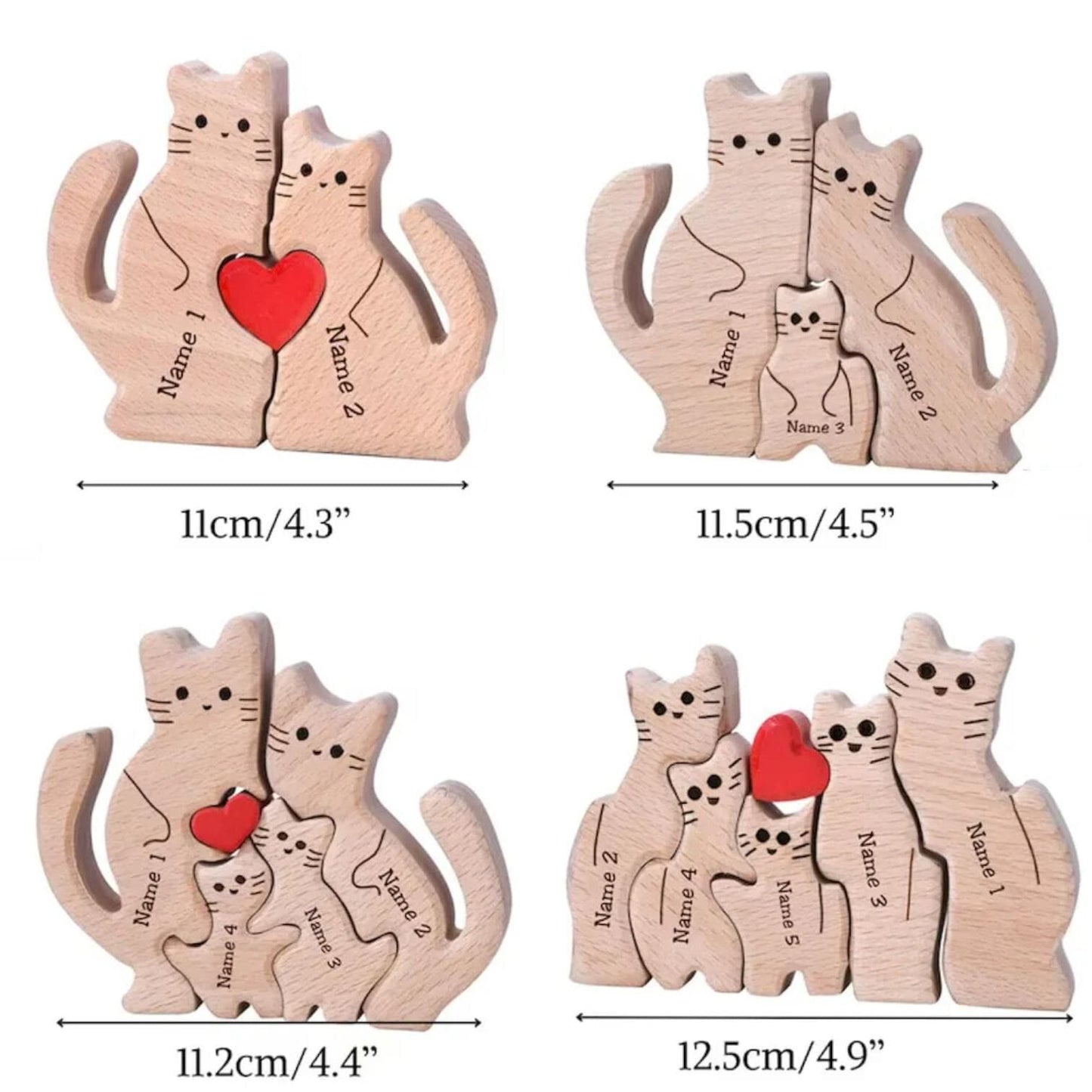 Personalised Cat Family Puzzle