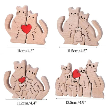 Personalised Cat Family Puzzle