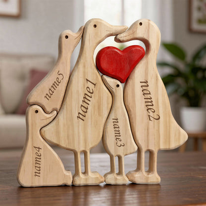Personalised Duck Family Puzzle