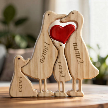 Personalised Duck Family Puzzle