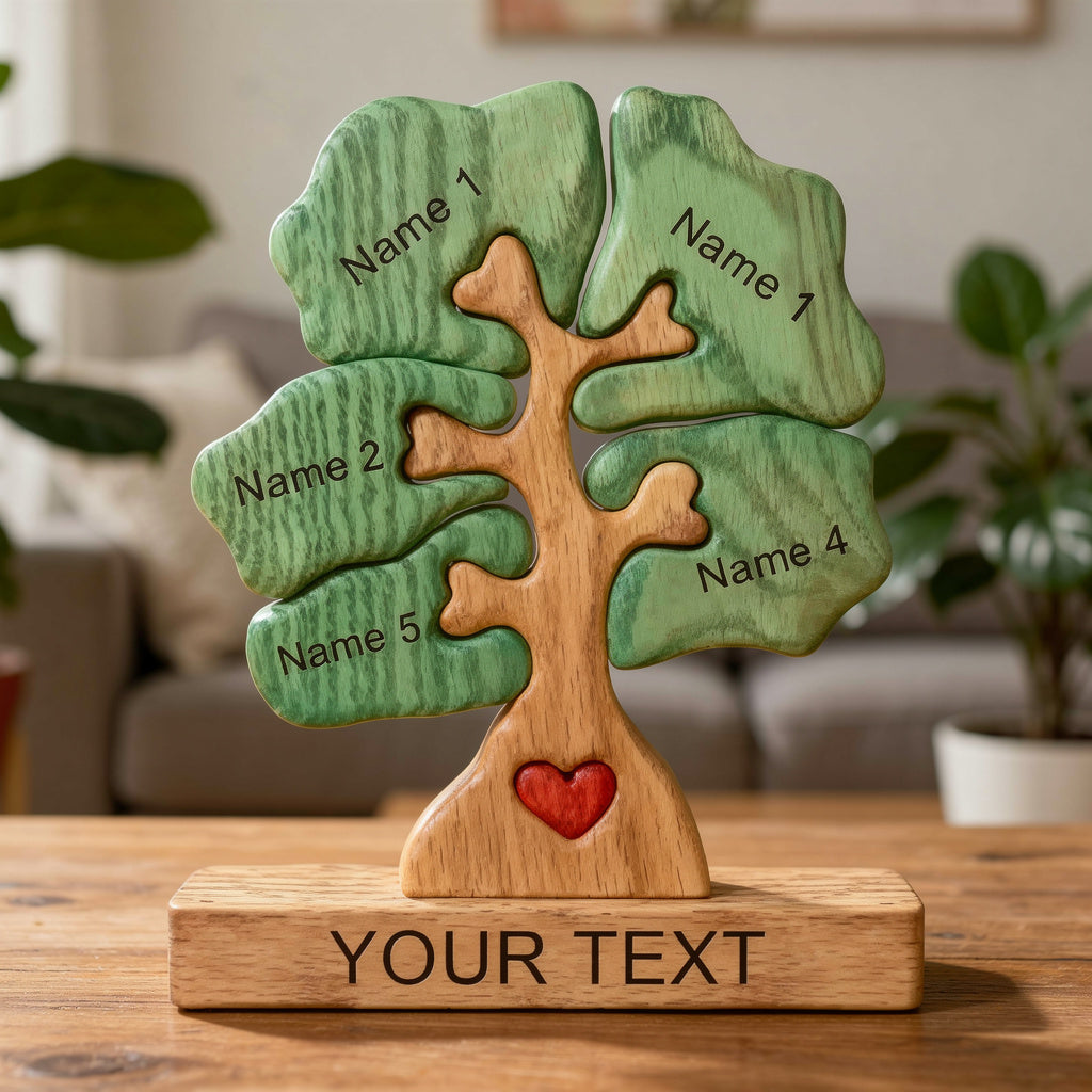 Personalised Tree Family Puzzle